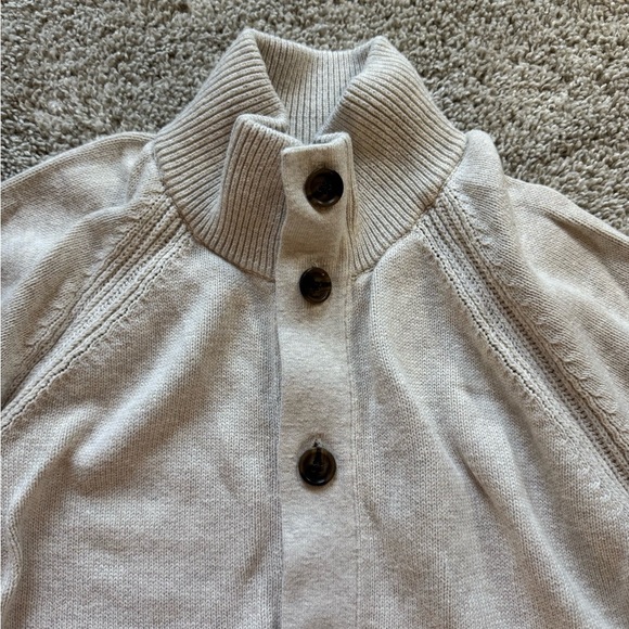 Men's Banana Republic Gray Cardigan Sweater button Up Organic Cotton Size XL - Picture 3 of 8